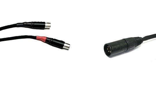 Audeze Compatible Cables silver teflon balanced cables